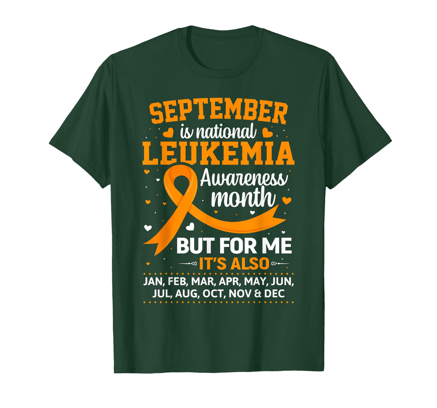 September is Leukemia Awareness Month T-Shirt