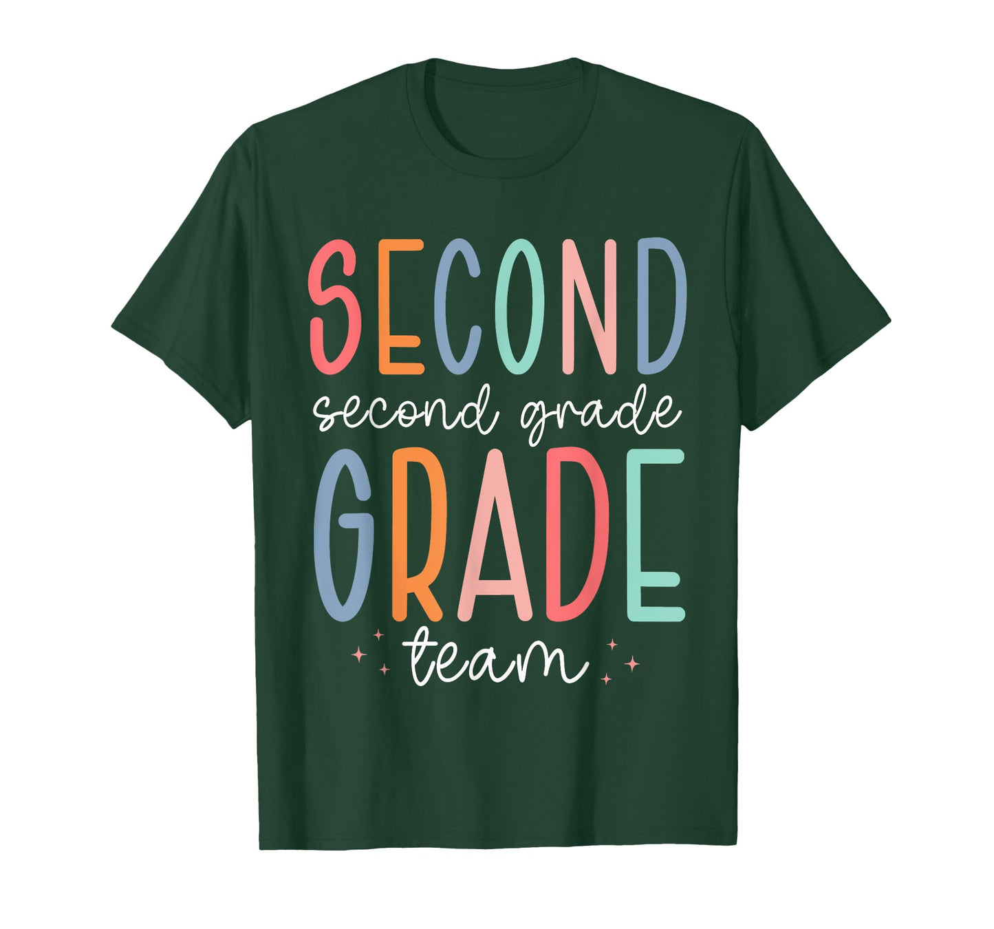 Team Second Grade 2nd Grade Teacher Squad Back To School T-Shirt