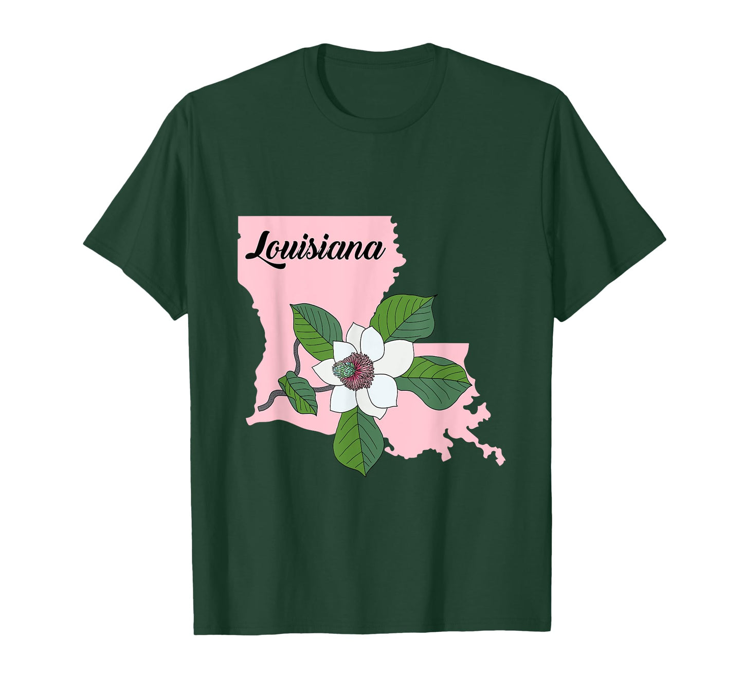 Louisiana Flower Magnolia T-Shirt