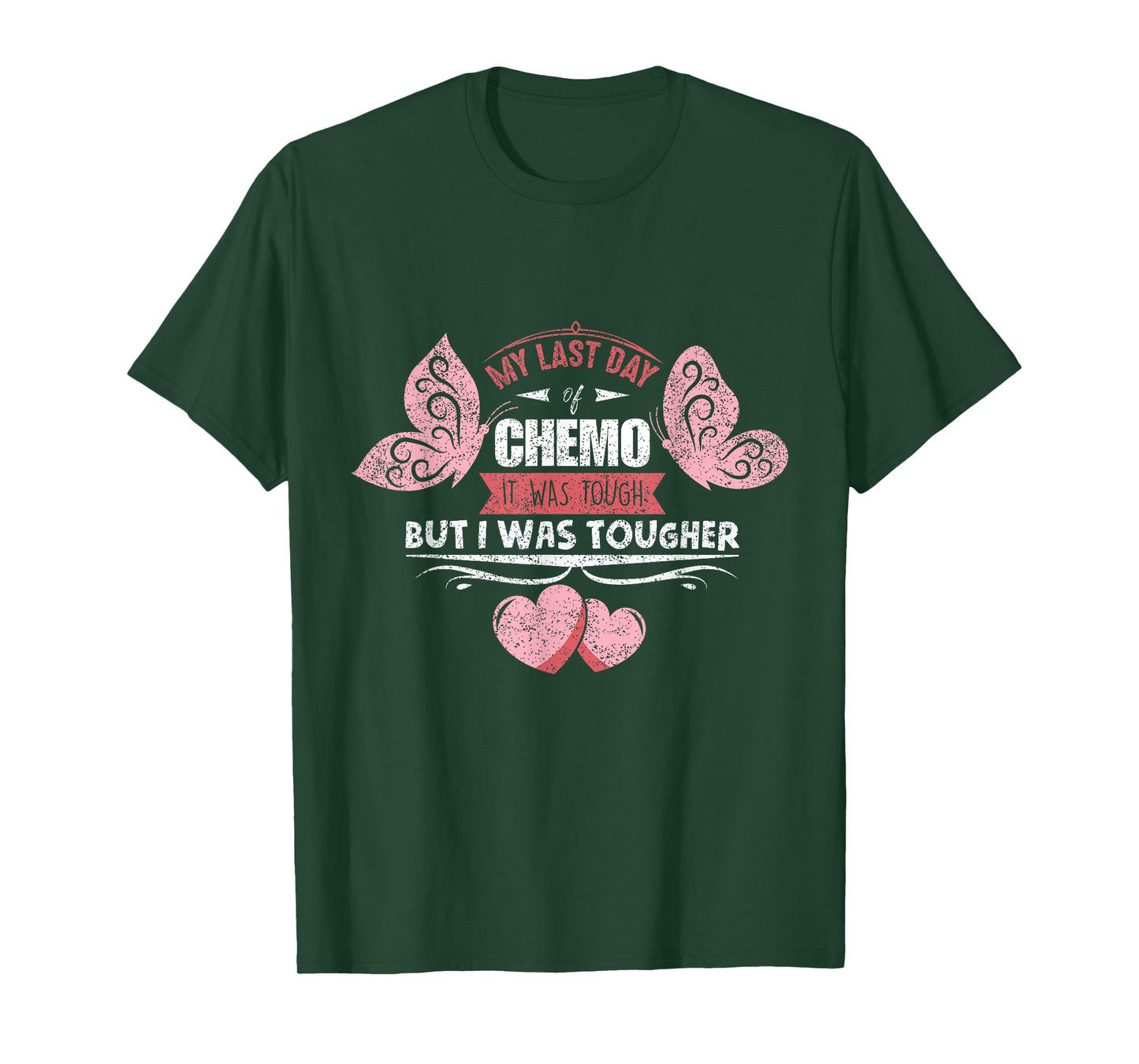 Last Chemo Day Gift Serious Illness Warrior - Women's Classic Crew Neck T-Shirt - Black - Small - Short Sleeve - Lace Embellishment