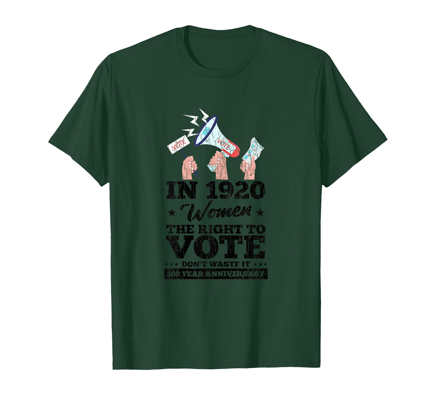 Woman Won Right To Vote Funny Voting Elections 2024 Graphic T-Shirt