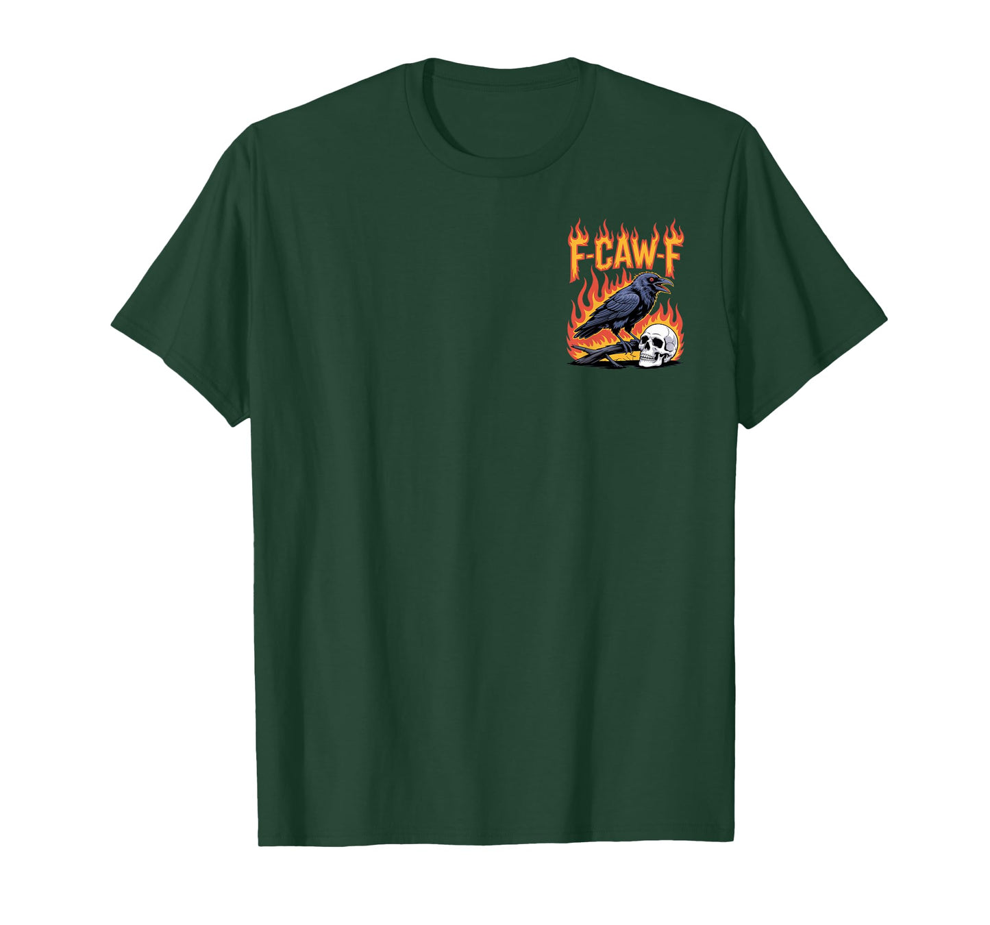 F-Caw-F Funny Crow Lovers Halloween Party Vibe T-Shirt