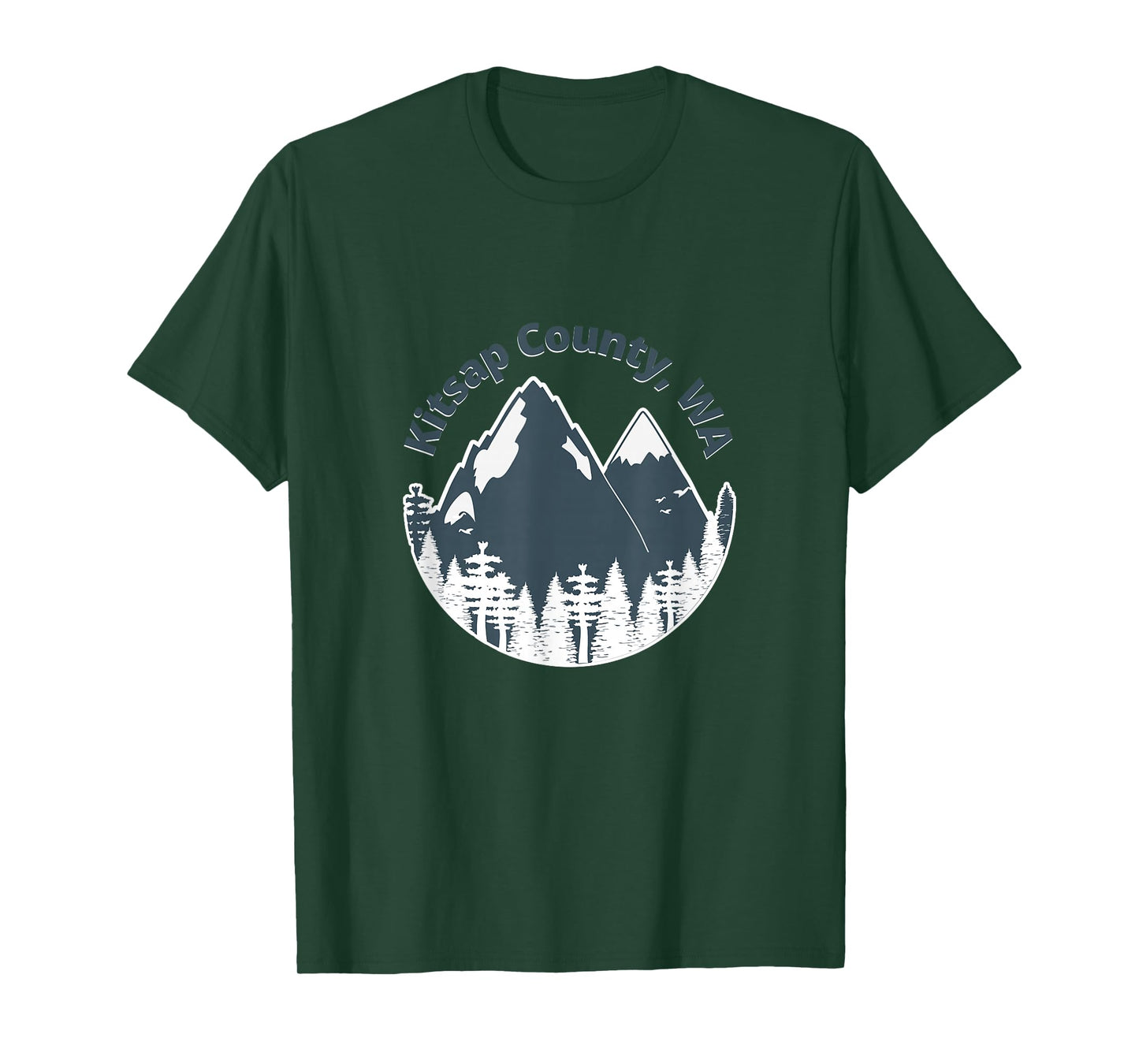 Kitsap County WA Mountains Hiking Climbing & Camping T-Shirt