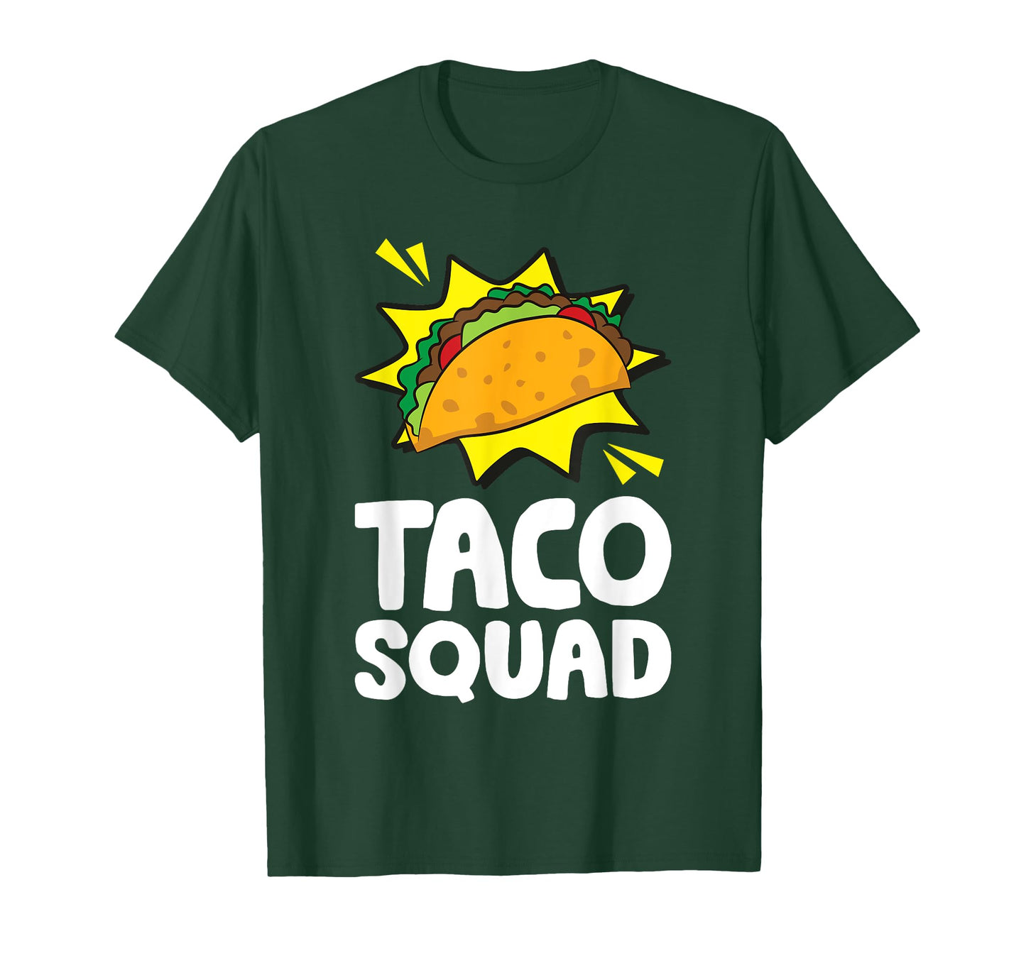 Team Tacos Mexican Food Funny Taco Squad T-Shirt