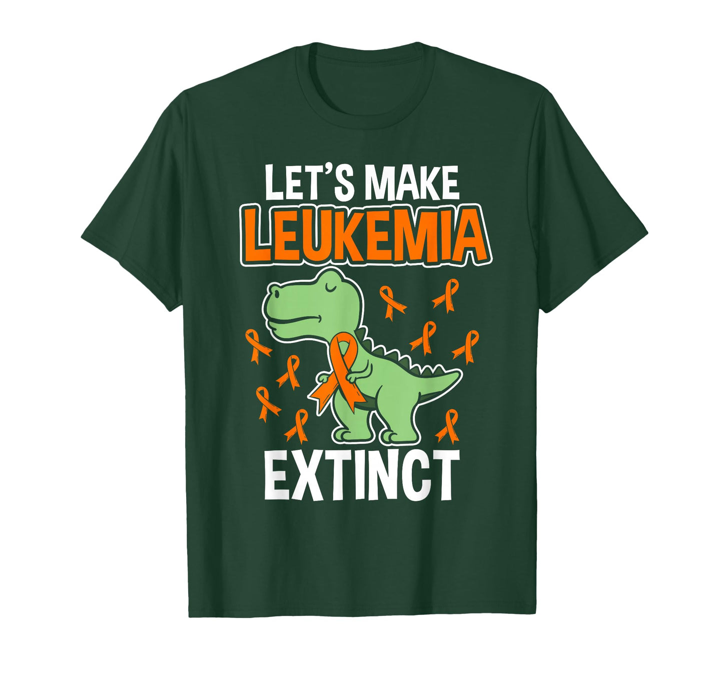 Let's Make Leukemia Extinct Dinosaur Leukemia T-Shirt
