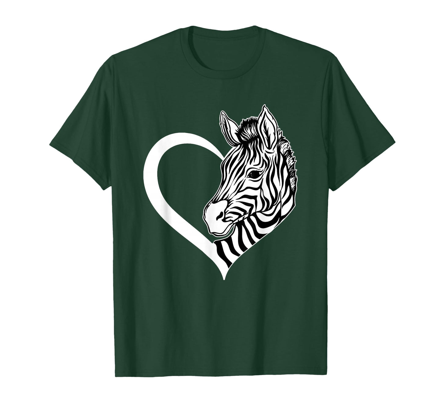 Zebra Heart - Safari Zebra Lover Zookeeper T-Shirt