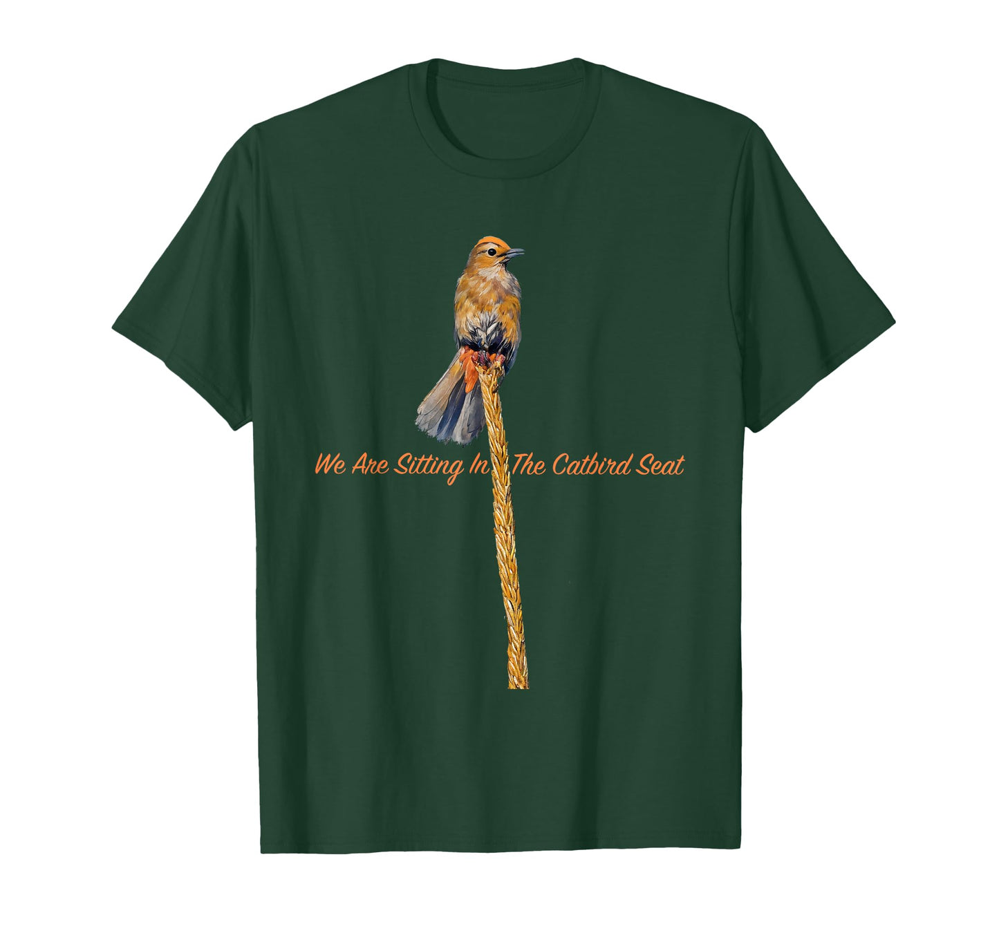 Catbird Seat Bird Lovers Unique Nature T-Shirt