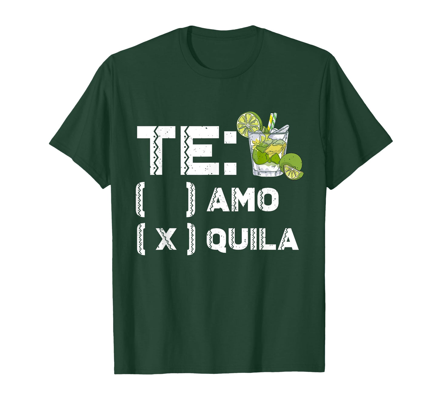 Tequila Mexican Party Te amo Tequila Cinco De Mayo Tequila T-Shirt