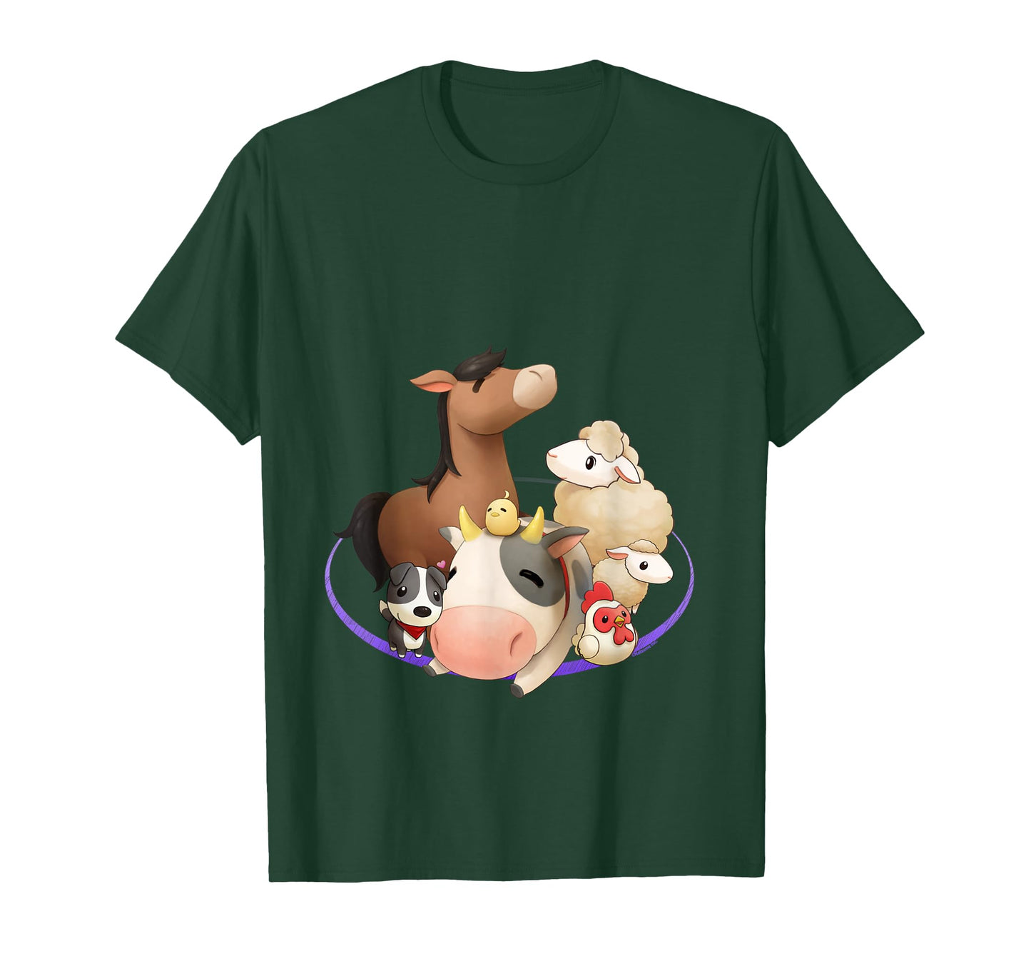 Official Harvest Moon Animal Friends T-Shirt T-Shirt