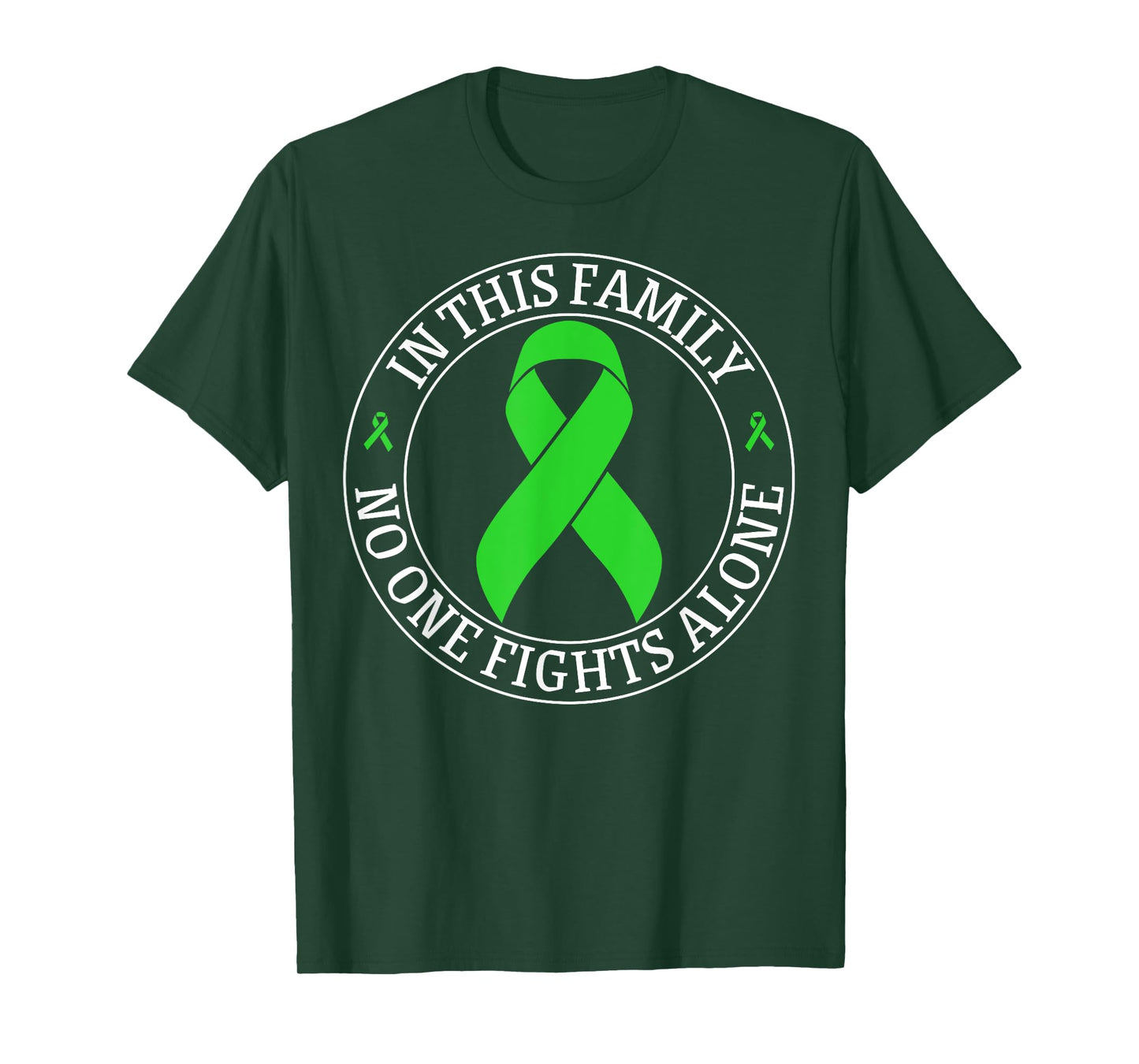 In This Family No-one Fight Alone Lymphoma Cancer Awareness T-Shirt