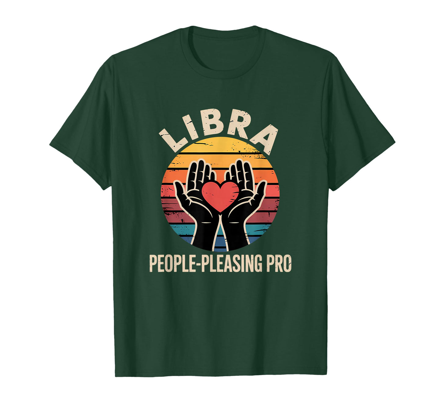Vintage Libra Horoscope Design - People-Pleasing Pro T-Shirt