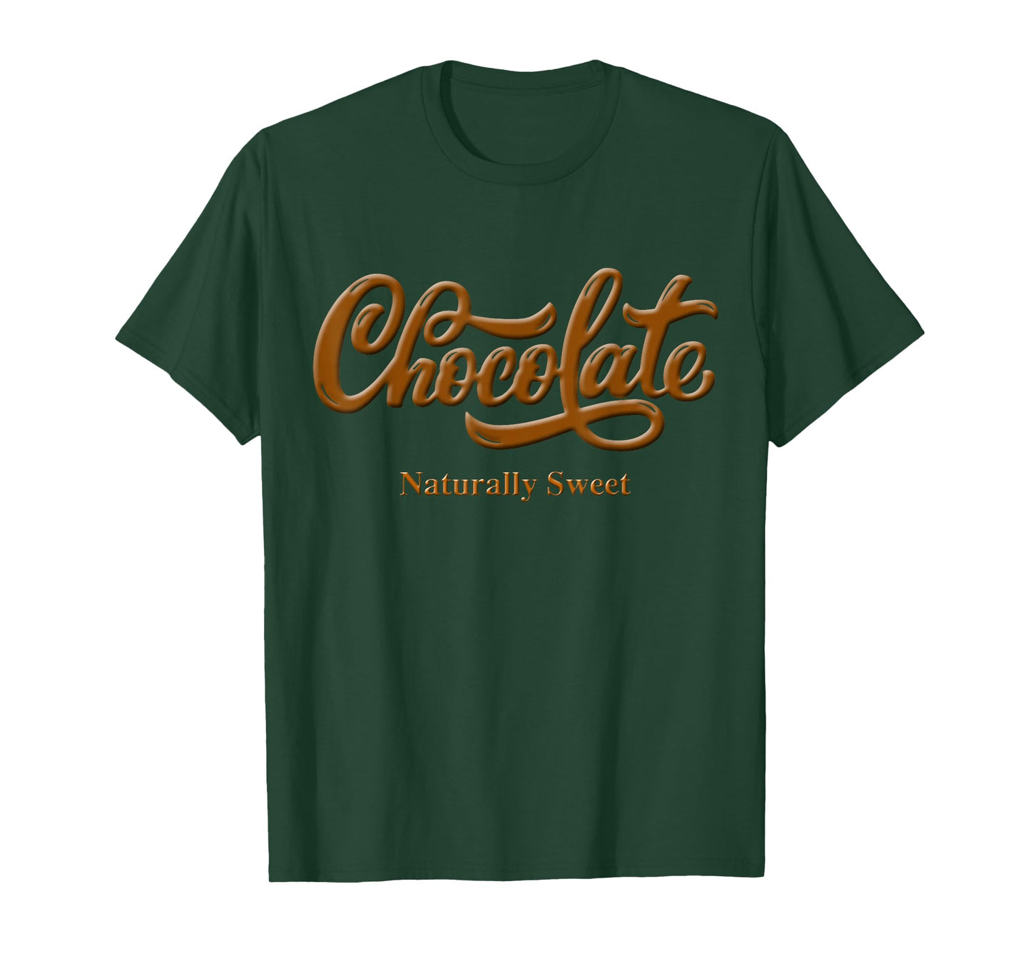 Chocolate Naturally Sweet Tee Proud-Black Woman T-Shirt
