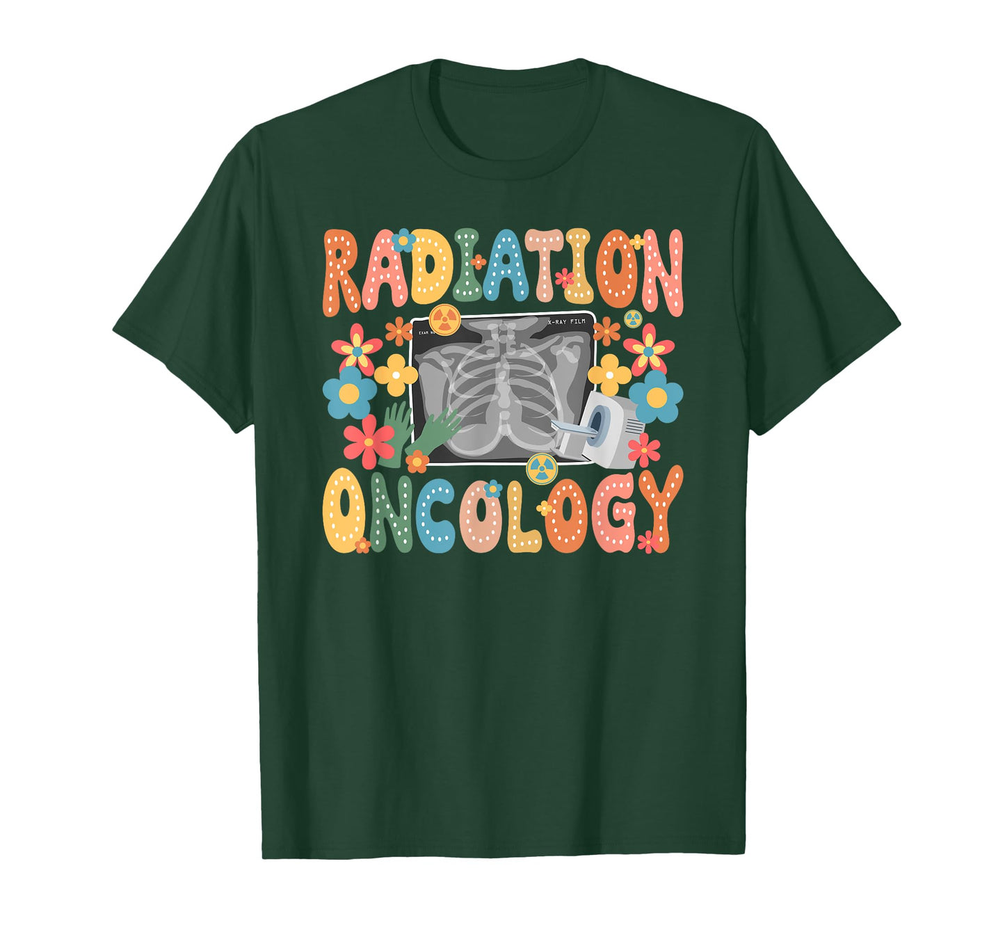 Radiation Oncology Groovy Rad Onc Radiation Oncologist T-Shirt