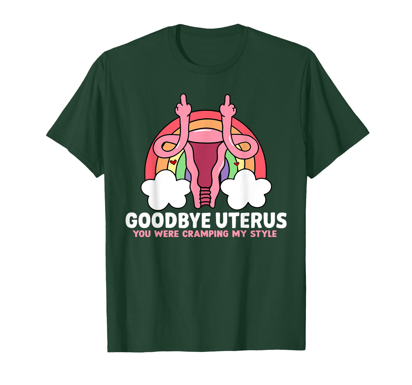 Goodbye Uterus Hysterectomy Uterus Removal Surgery T-Shirt