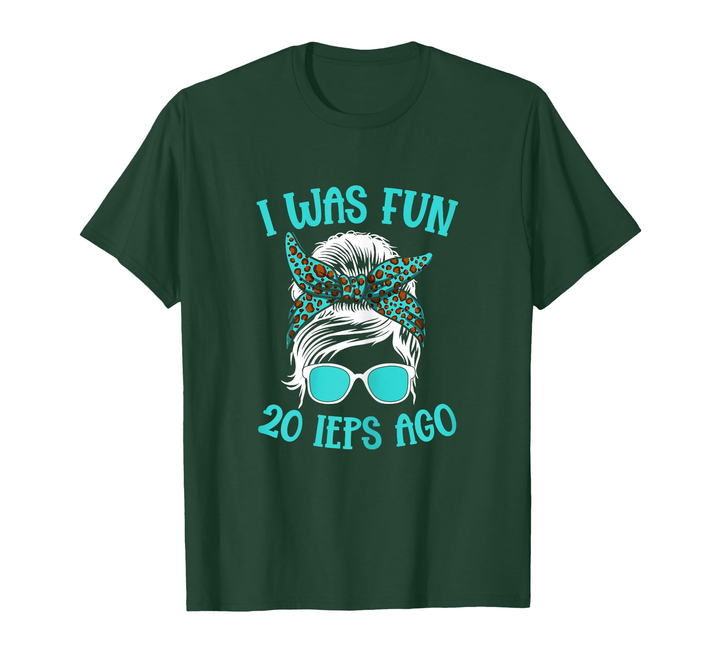 Special Education I Was Fun 20 Ieps Ago SPED Teacher Women T-Shirt