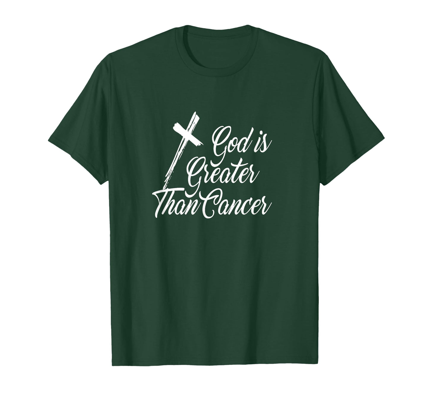Christian Prize My God Is Greater Than Cancer for Survivor T-Shirt