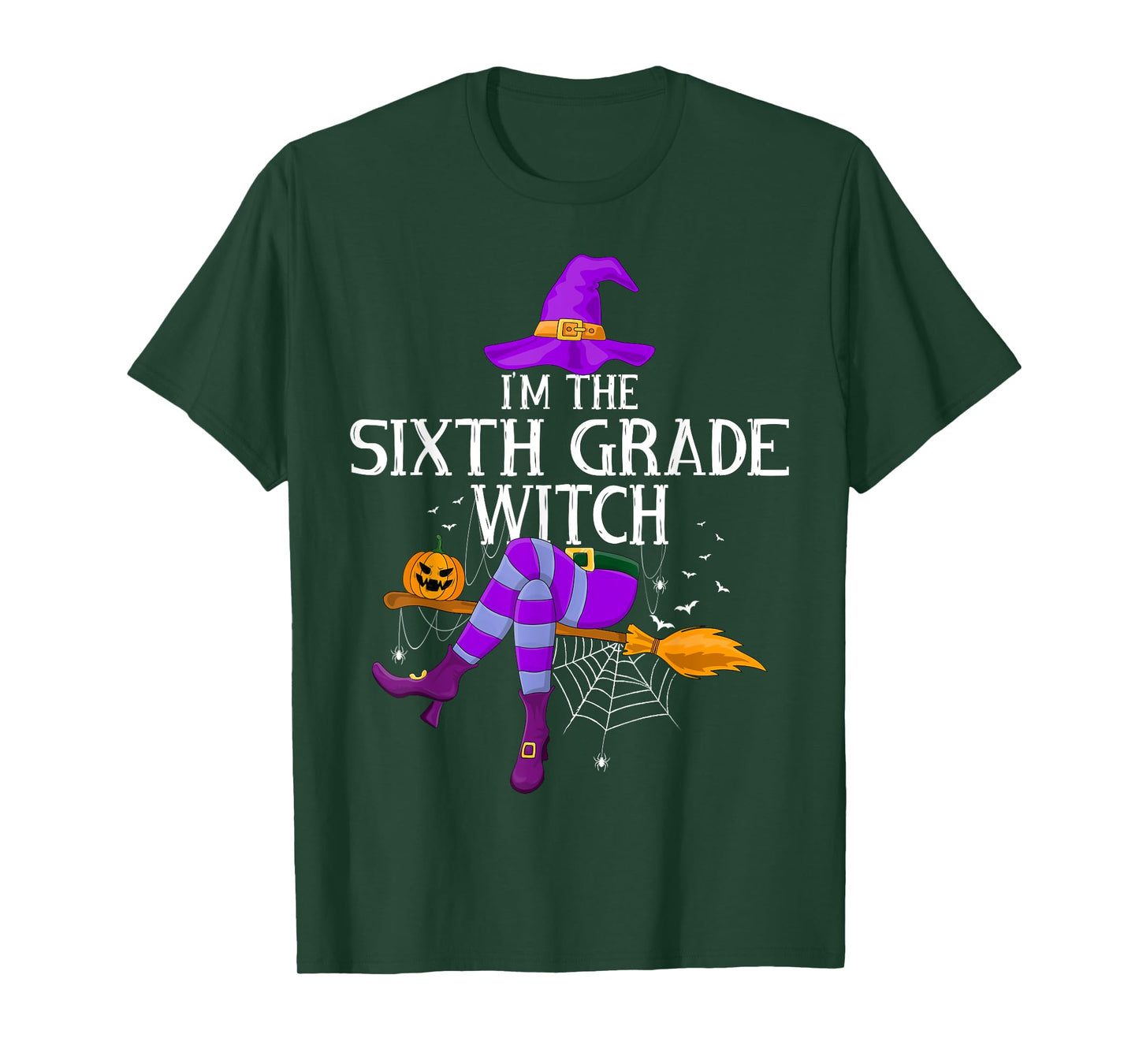 Matching Family Costume I'm The Sixth Grade Witch Halloween T-Shirt
