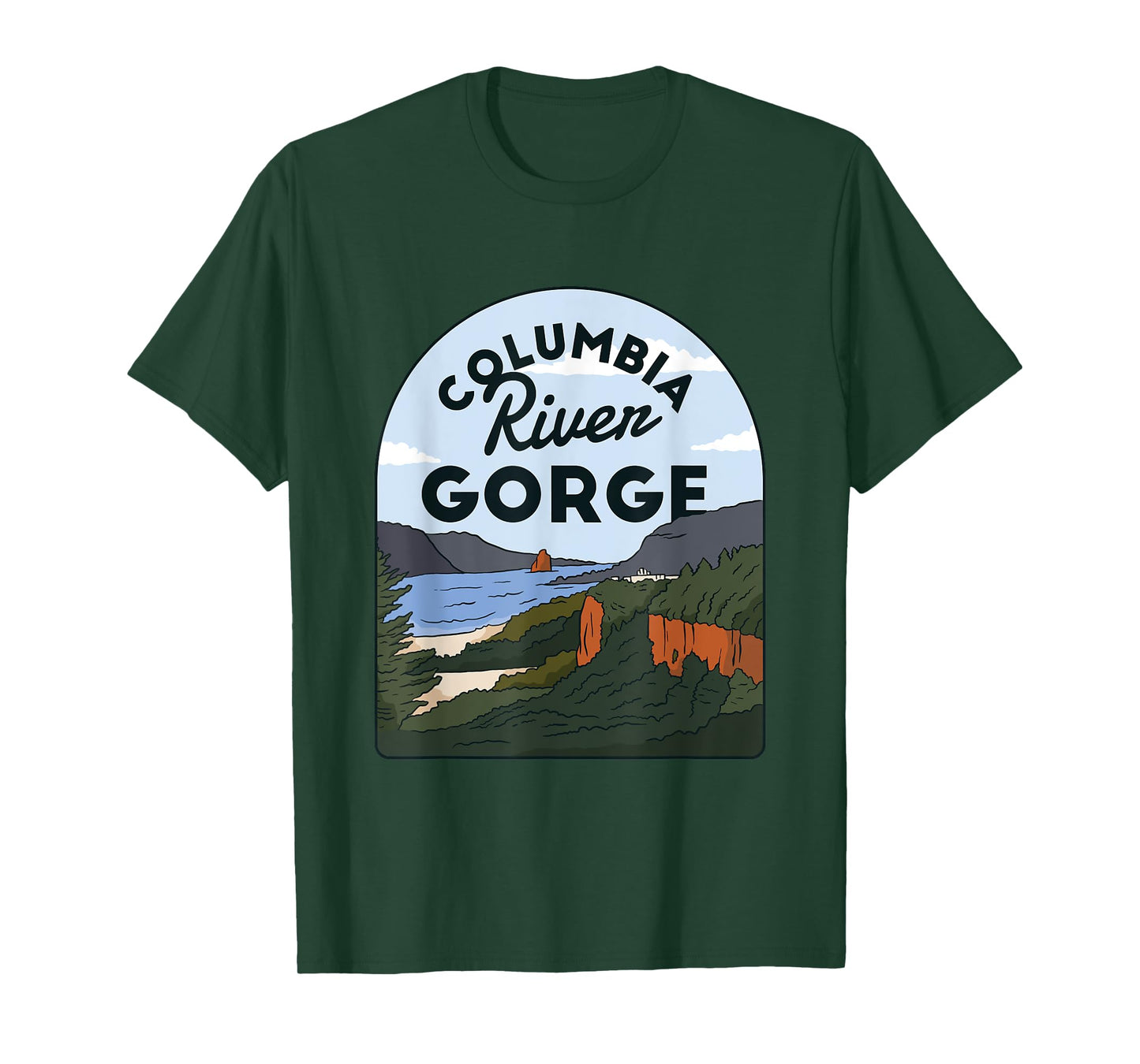 Columbia River Gorge Oregon Travel Nature Portland Salem T-Shirt