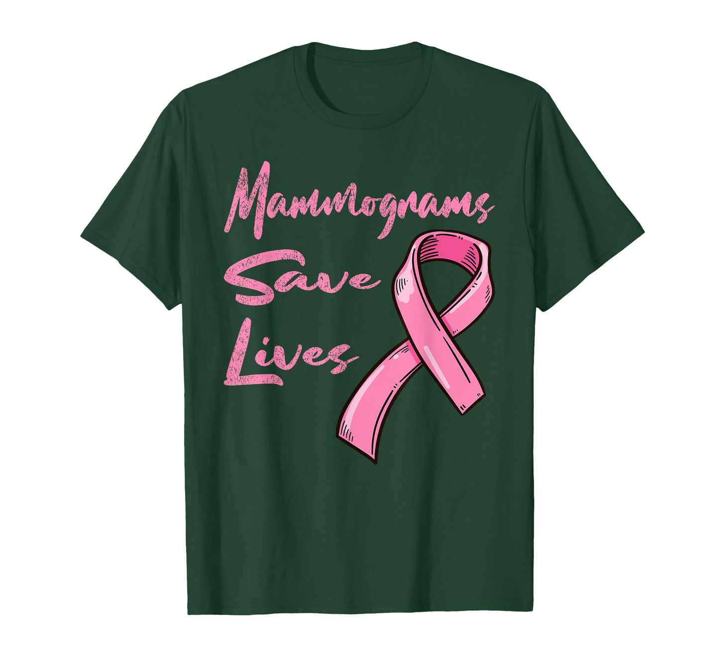 Mammograms Save Lives Breast Cancer Awareness T-Shirt