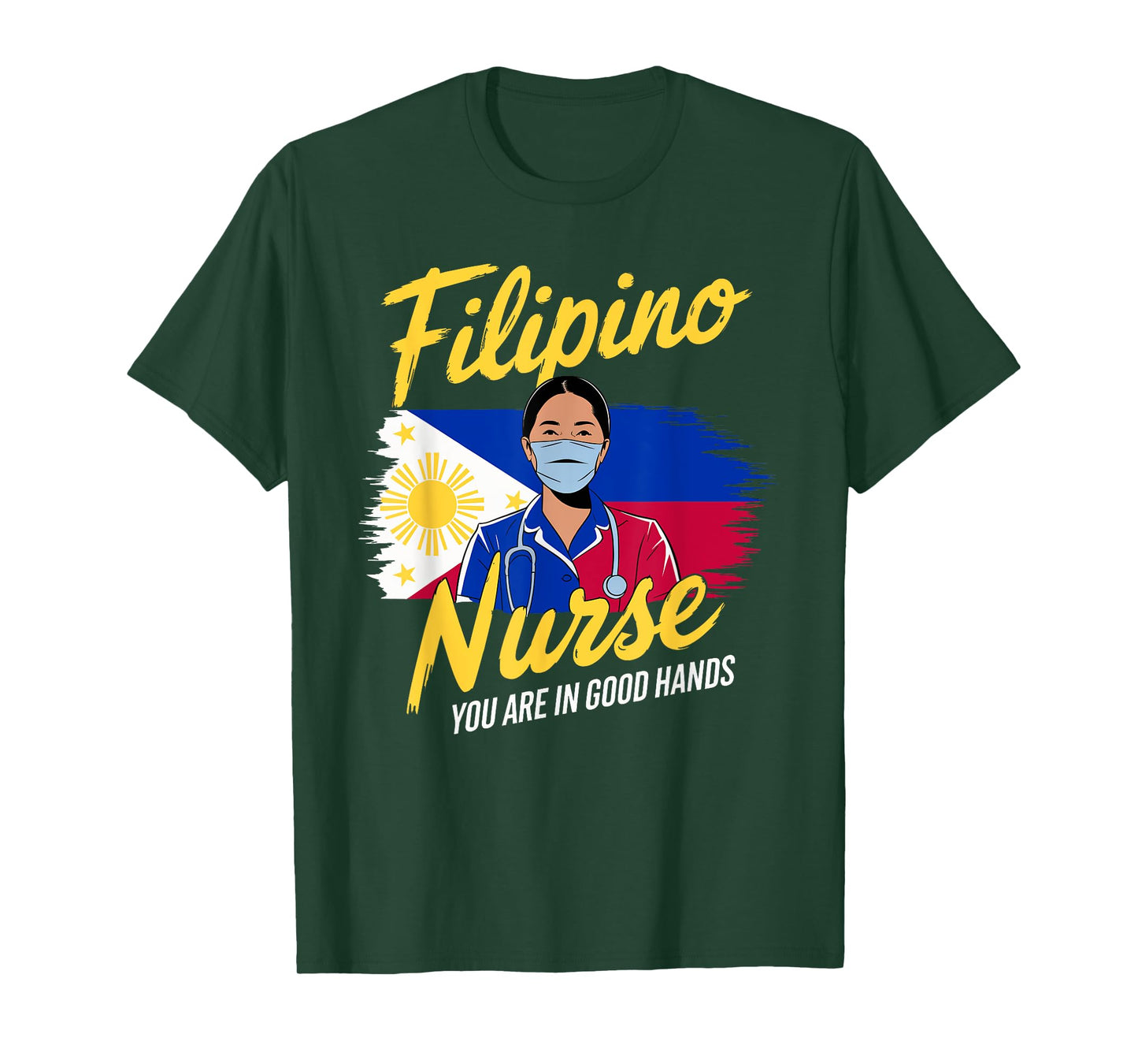 Proud Filipino Nurse Pinoy Heritage Pilipinas Philippines US T-Shirt