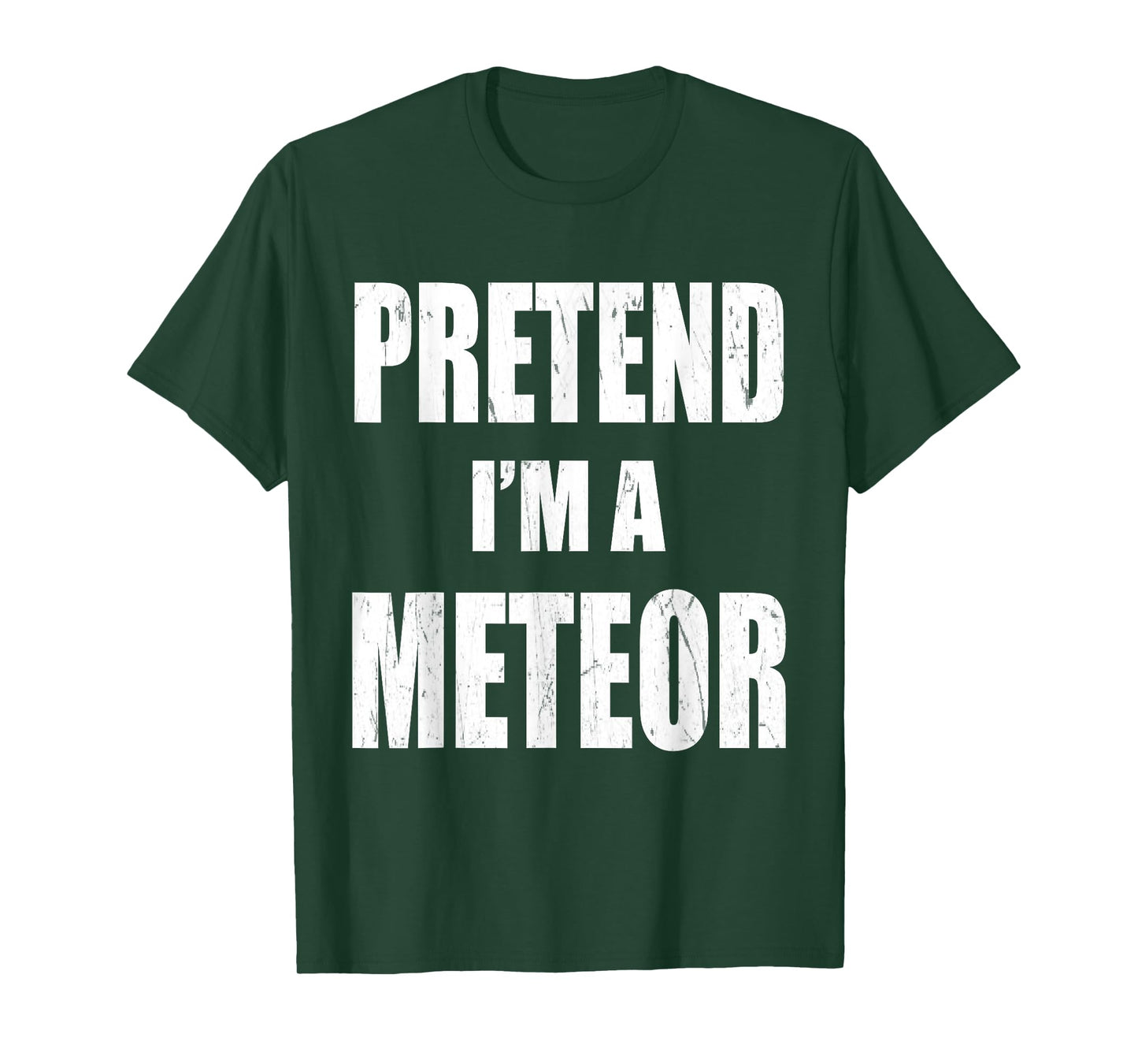 Pretend I'm A Meteor Lazy Easy Last Minute Costume T-Shirt
