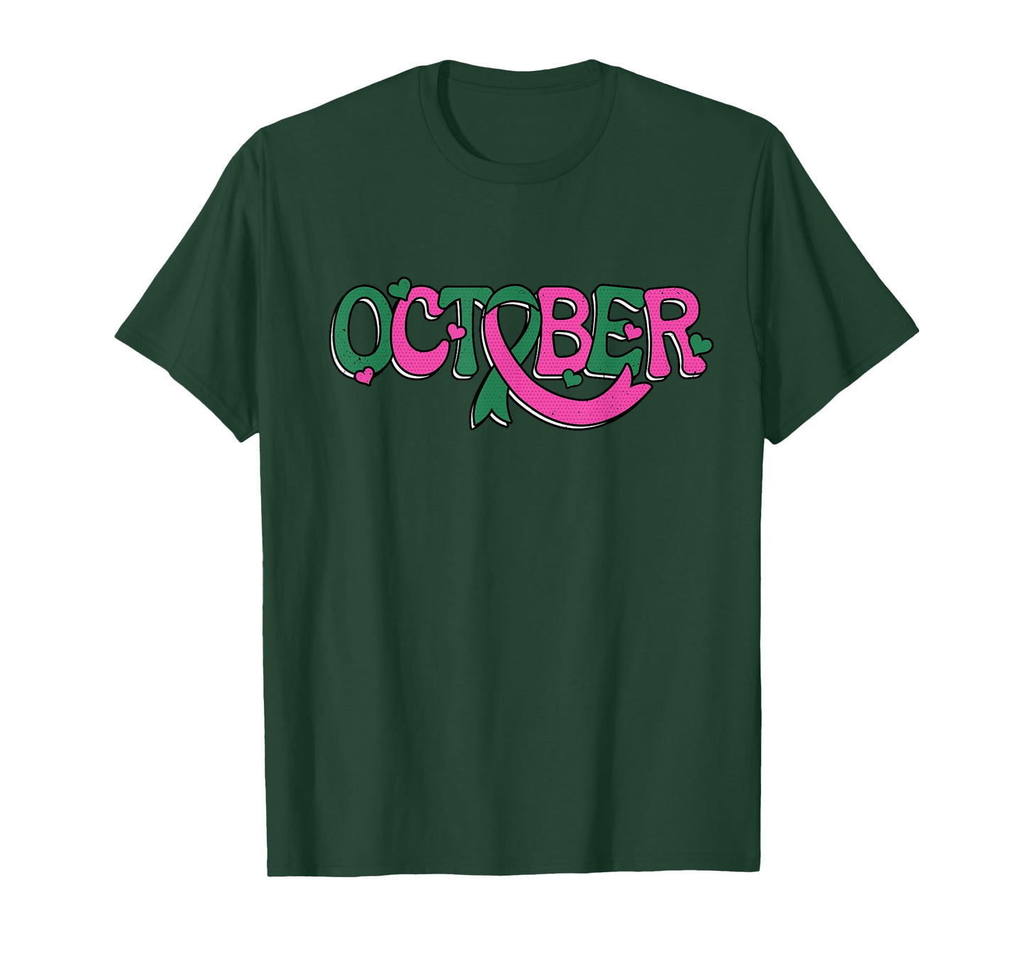 Liver and Breast Cancer Ribbon October Cancer Awareness T-Shirt