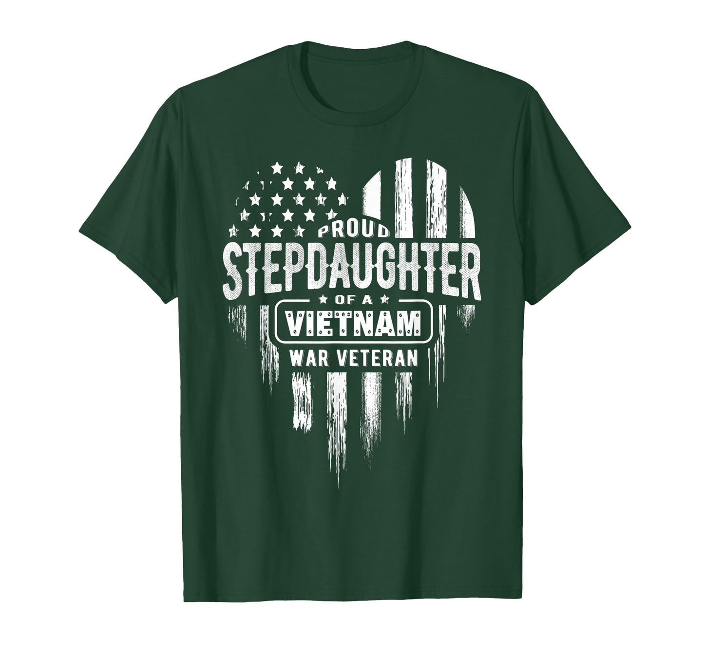 Proud Stepdaughter Step Daughter Vietnam War Veteran T-Shirt