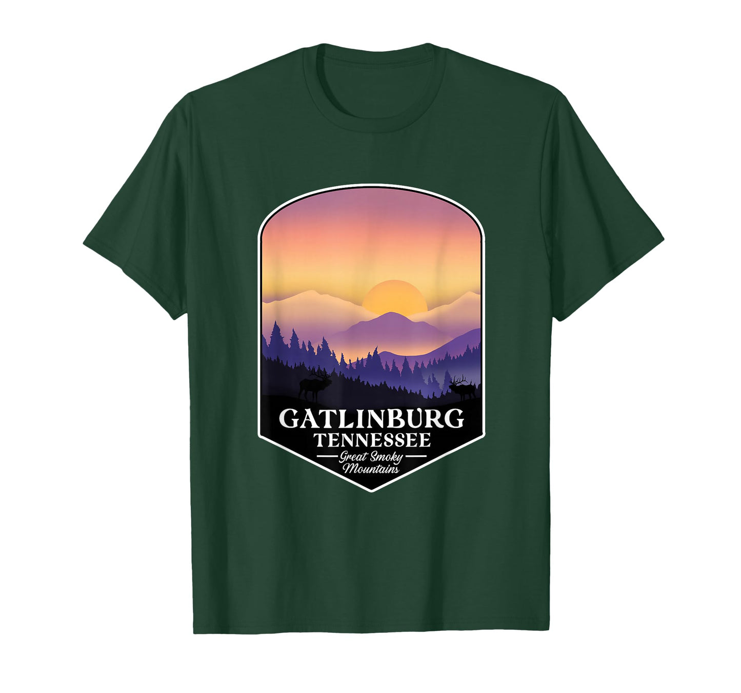 Great Smoky Mountains - Gatlingburg Tennessee Hiking T-Shirt