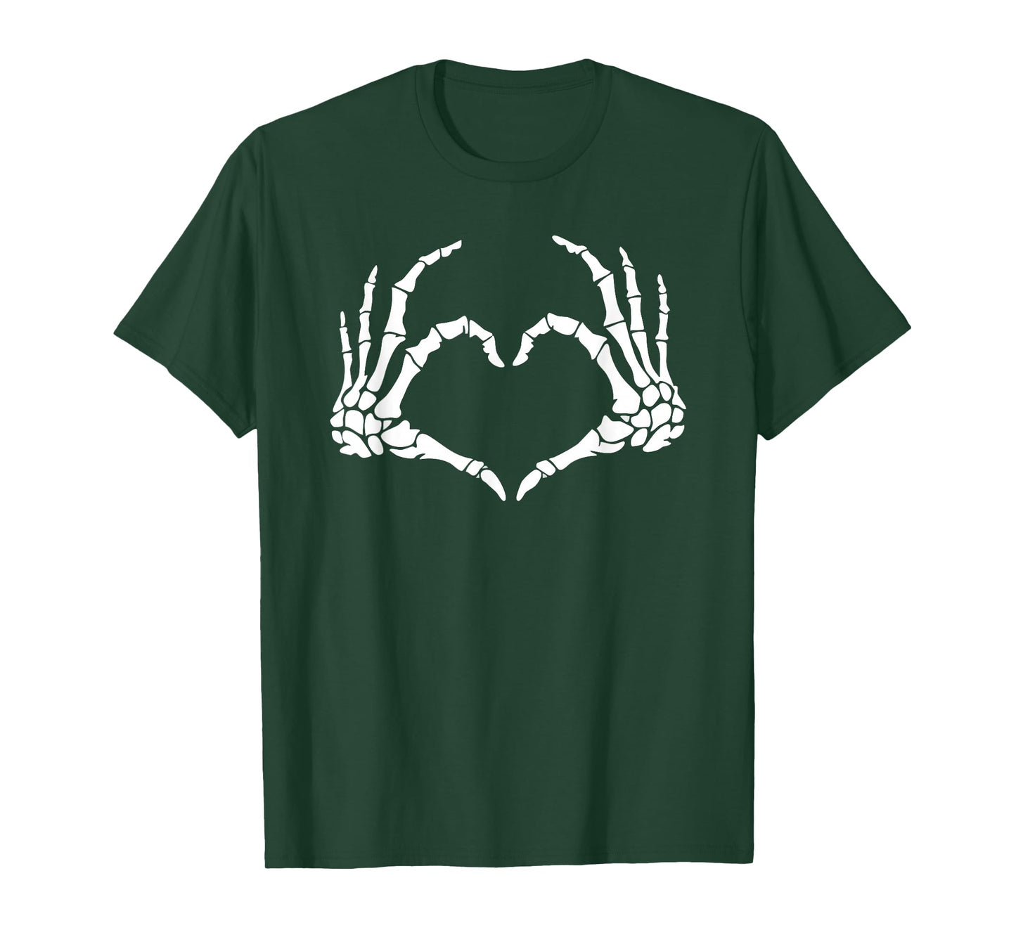 Skeleton Hands Heart Halloween Design Skeleton Halloween T-Shirt