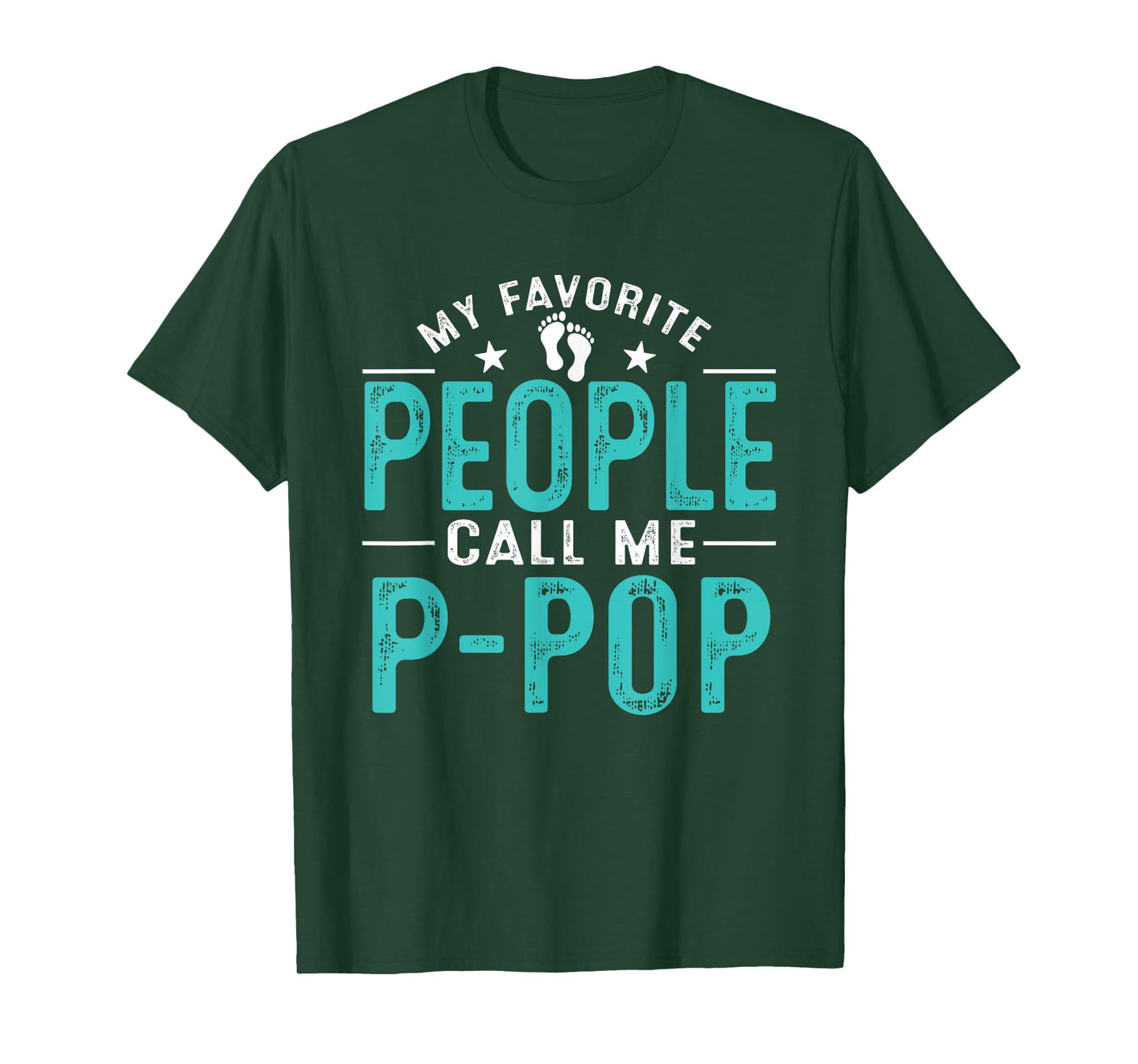 My Favorite People Call Me P-pop Vintage Funny P-pop Father T-Shirt