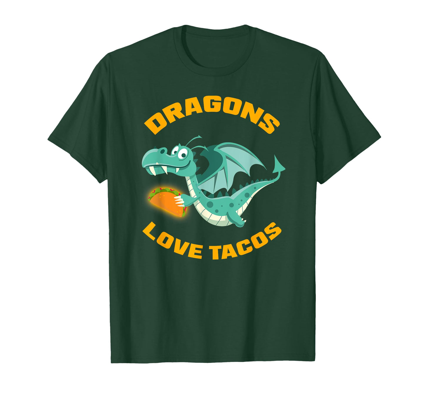 Dragons Love Tacos Funny Taco T-Shirt