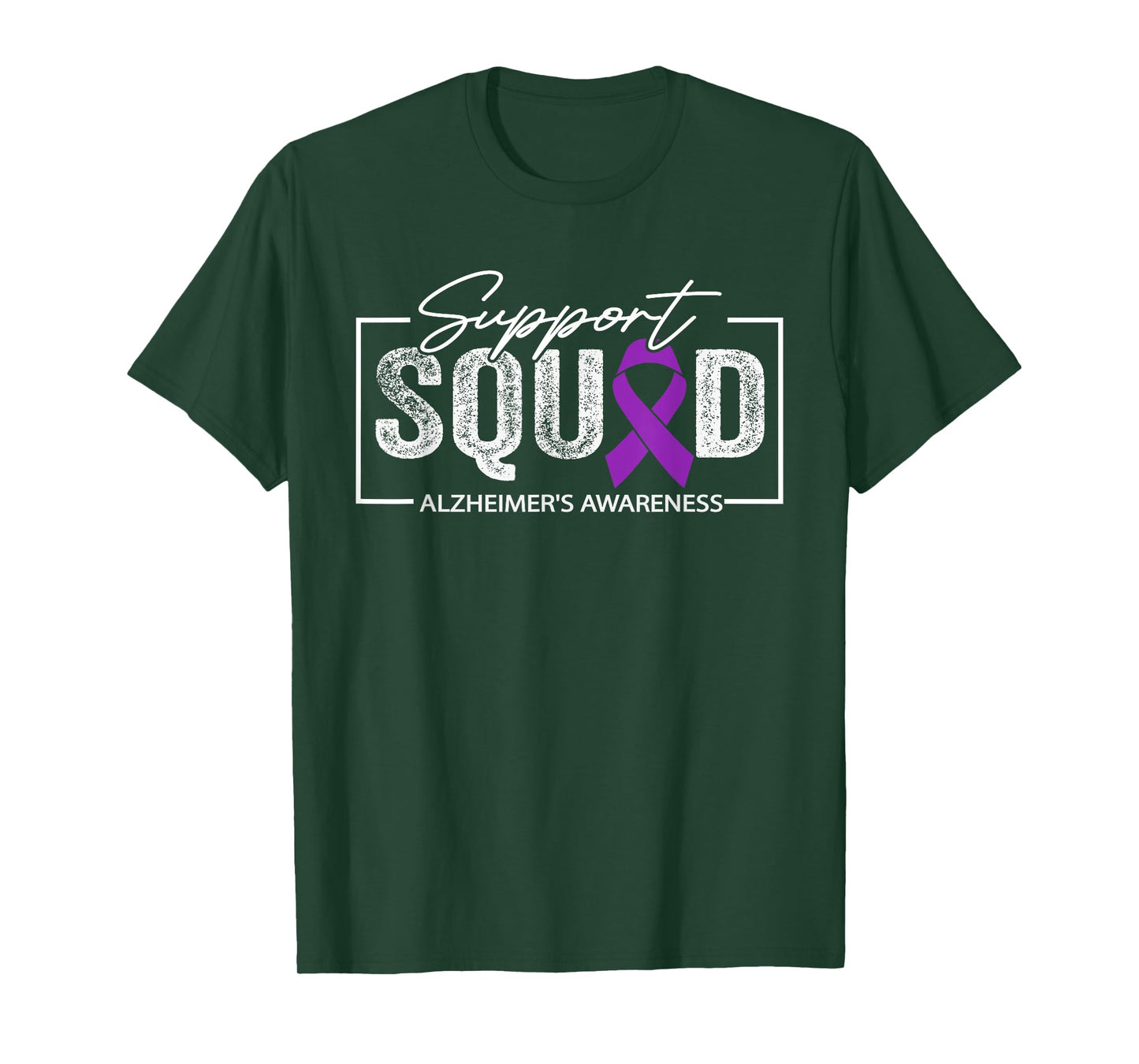 Support Squad Alzheimer's Awareness Ribbon T-Shirt