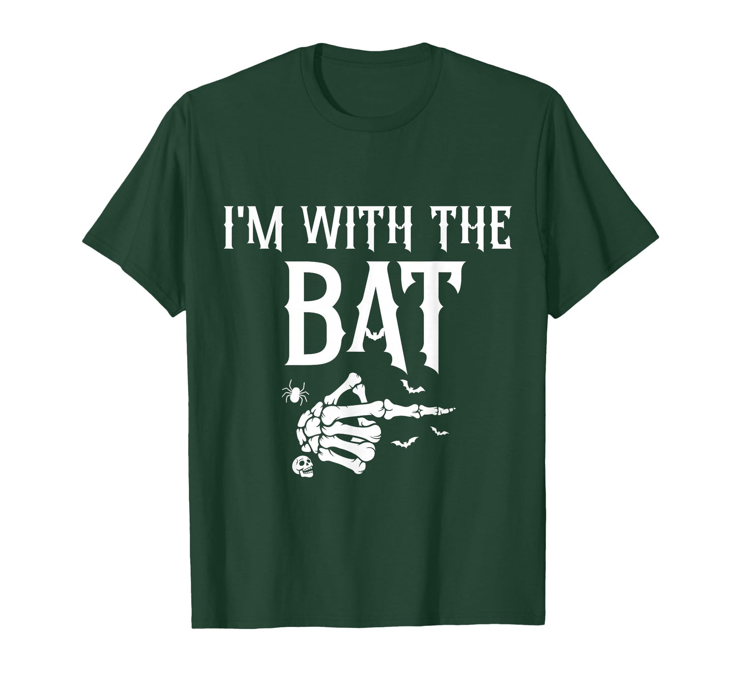 I'm with The bat Funny Matching Couple Costume Halloween T-Shirt