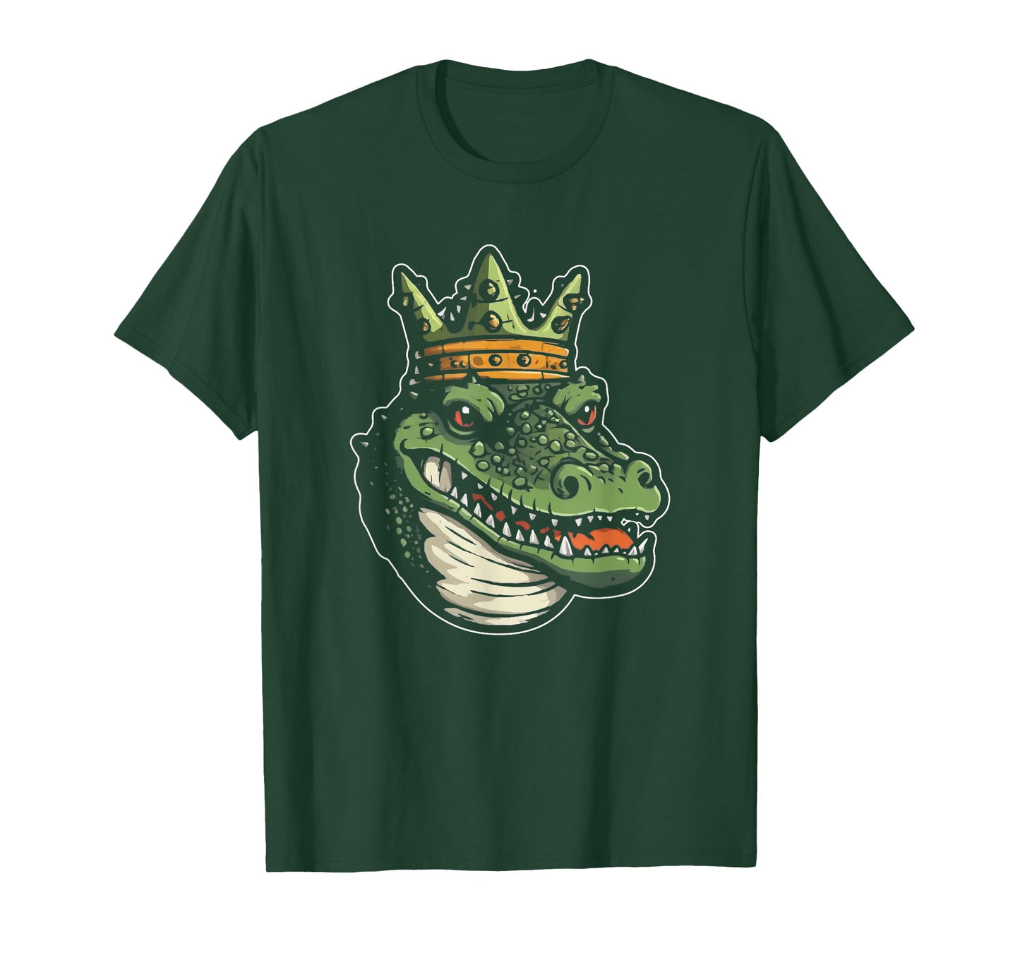 Alligator Crown Cute Crocodile Wildlife Animal King T-Shirt