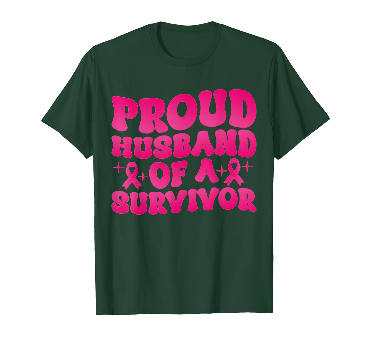 Proud Husband of A Survivor Breast Cancer Awareness Month T-Shirt