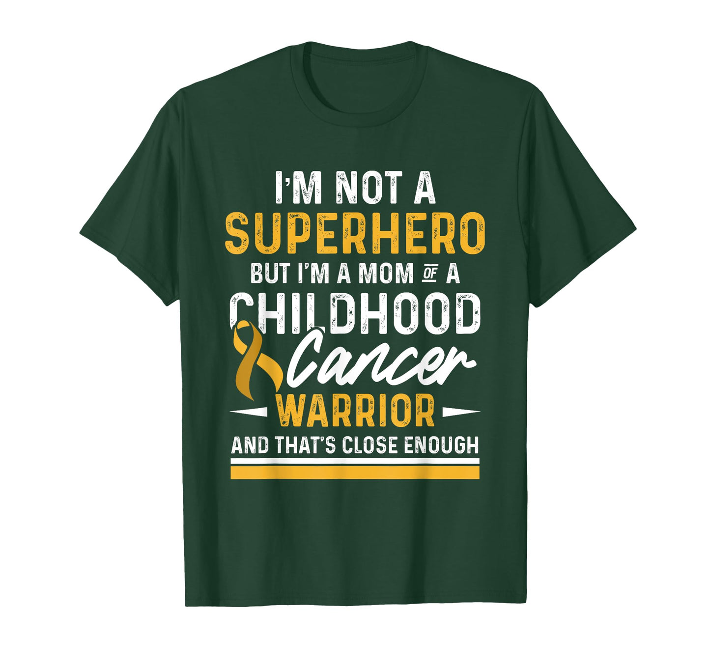 Childhood Cancer Survivor Mom Support Warrior T-Shirt