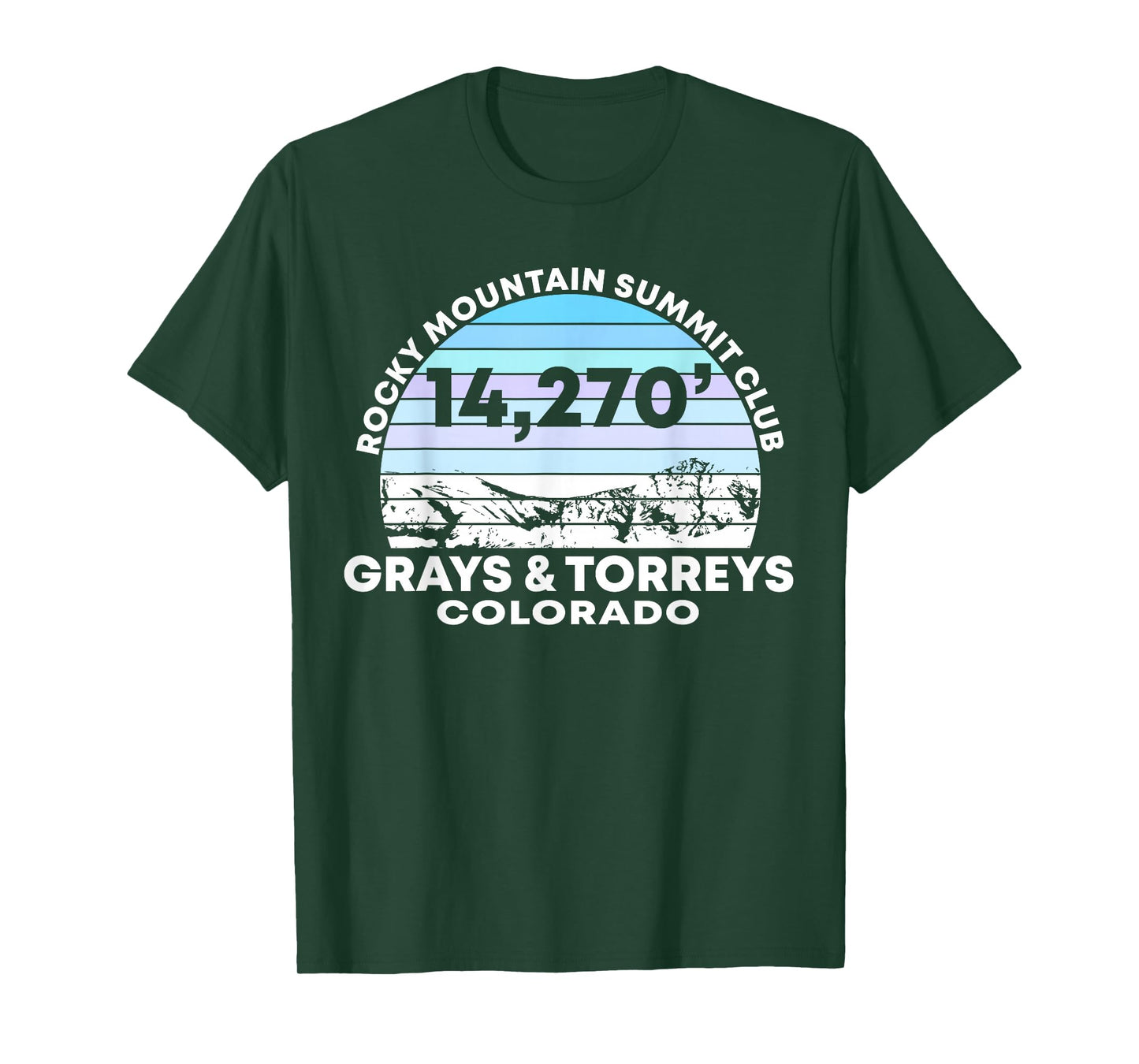 Rocky Mountain Grays and Torreys Colorado Summit Club T-Shirt