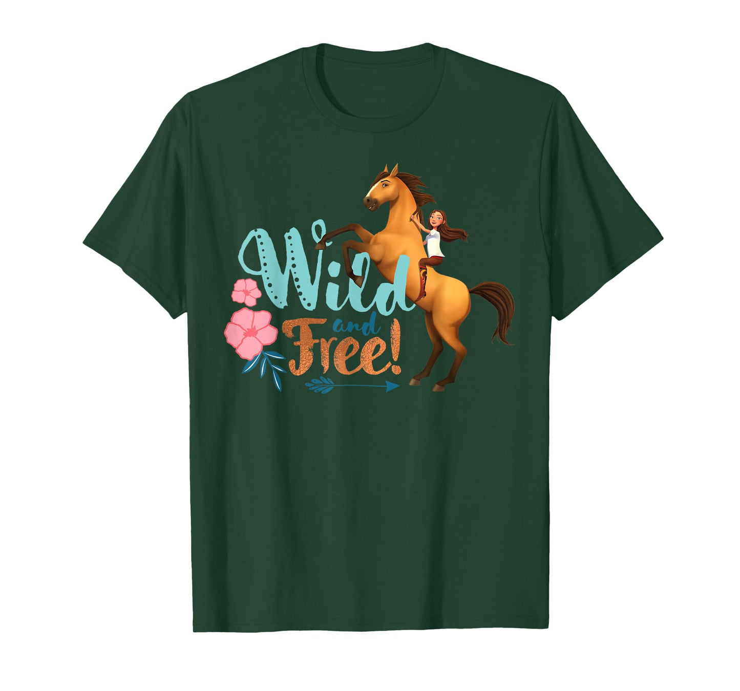 DreamWorks Spirit Riding Free Spirit Wild and Free T-Shirt