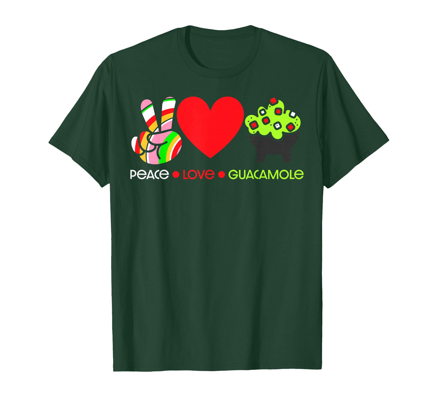 Peace Love Guacamole T-Shirt