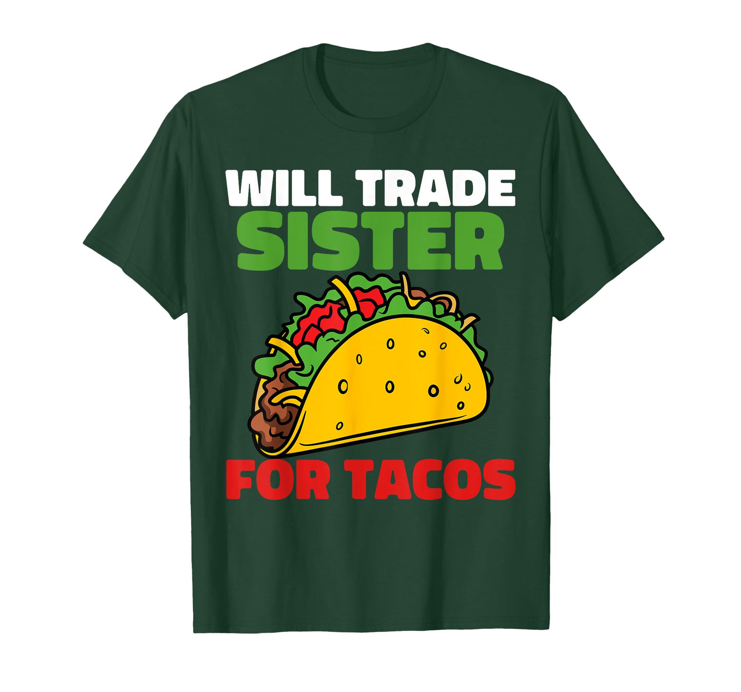 Will Trade Sister For Tacos Toddler Boys Cinco De Mayo Kids T-Shirt