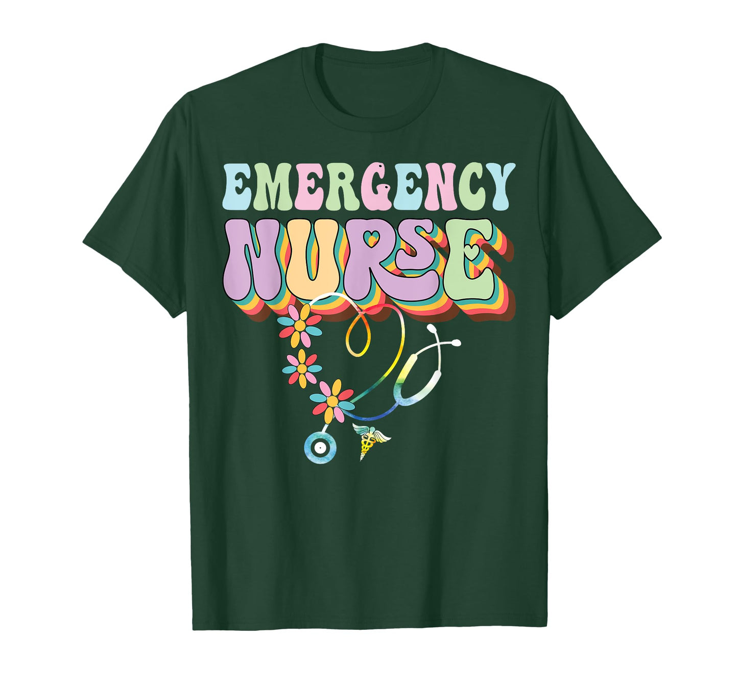 Groovy Nurse Shirt For Emergency Room Nurse Job Lover Gifts T-Shirt
