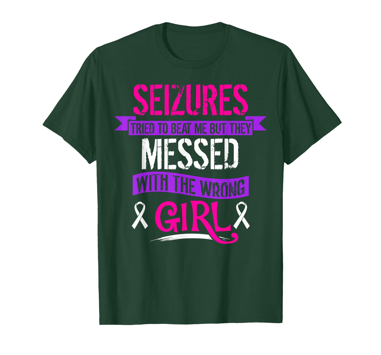 Seizure Epilepsy Awareness Seizures Tried To Beat T-Shirt