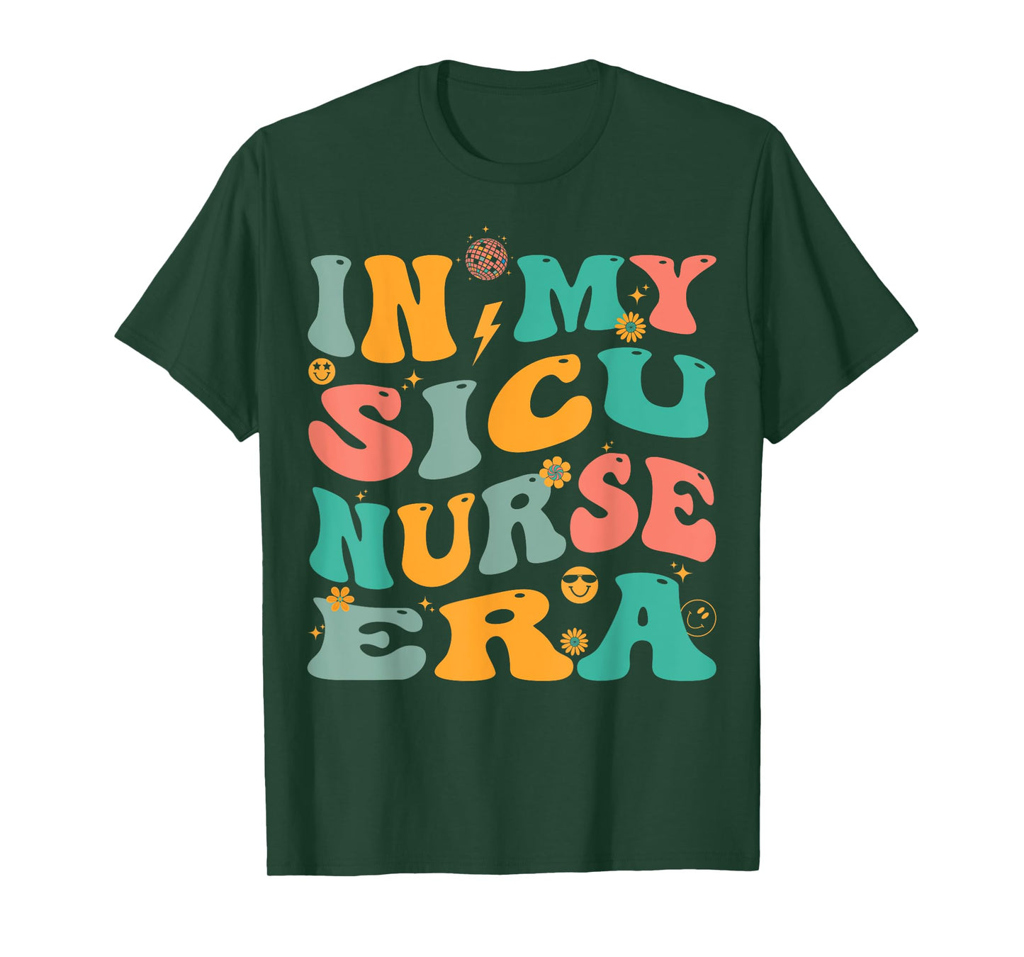 In My SICU Nurse Era Retro Surgical ICU Nursing T-Shirt