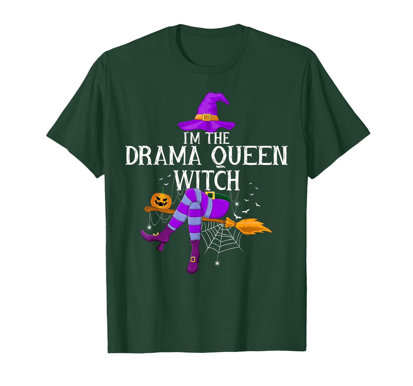 Matching Family Costume I'm The Drama Queen Witch Halloween T-Shirt