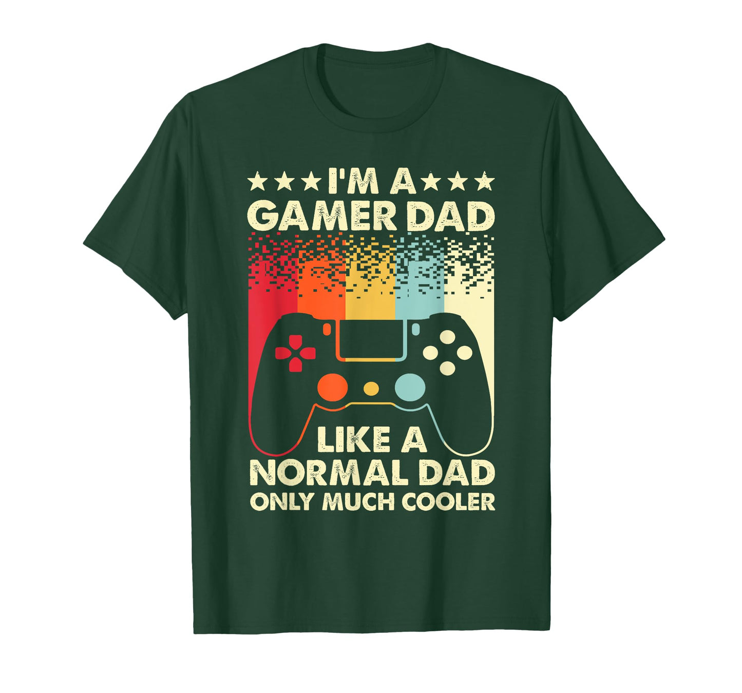 Cool Gamer Dad For Men Father Gaming Computer Video Gamers T-Shirt