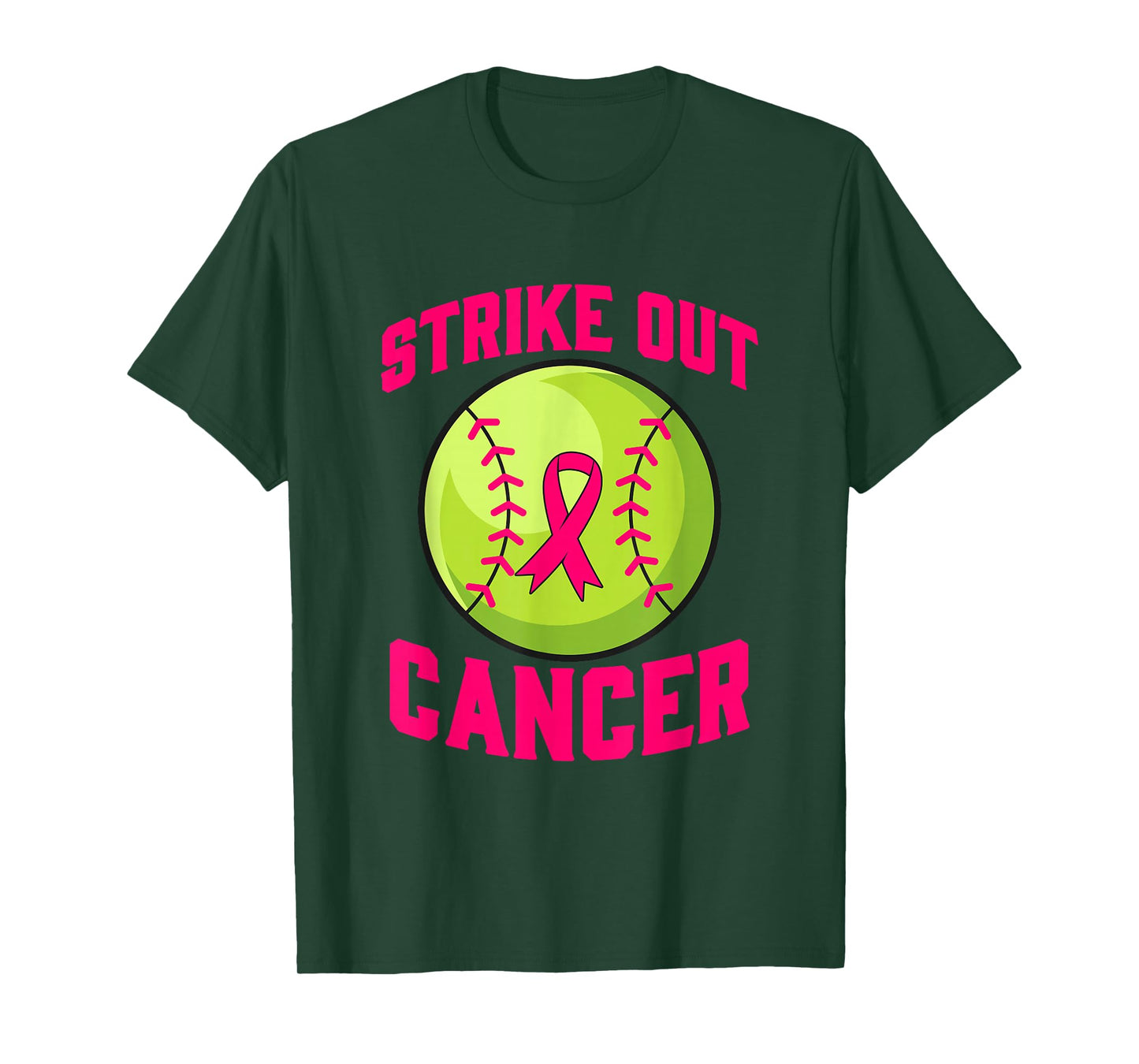 Strike Out Breast Cancer Awareness Softball Fighters T-Shirt