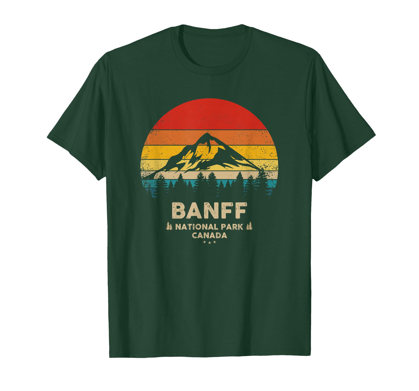 Banff - Canadian National Park Retro Souvenir T-Shirt