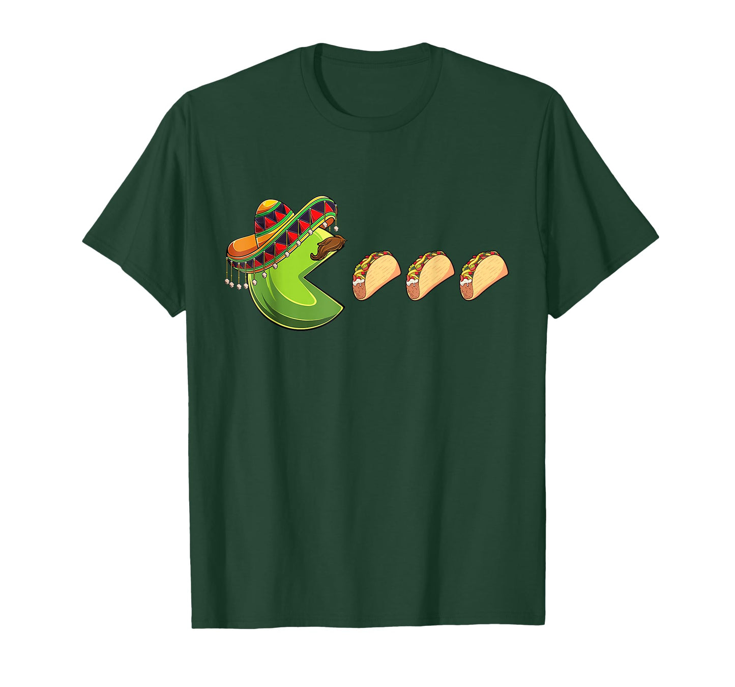 Funny Eating Tacos Cinco De Mayo Boys Kids Woman Men Mexican T-Shirt