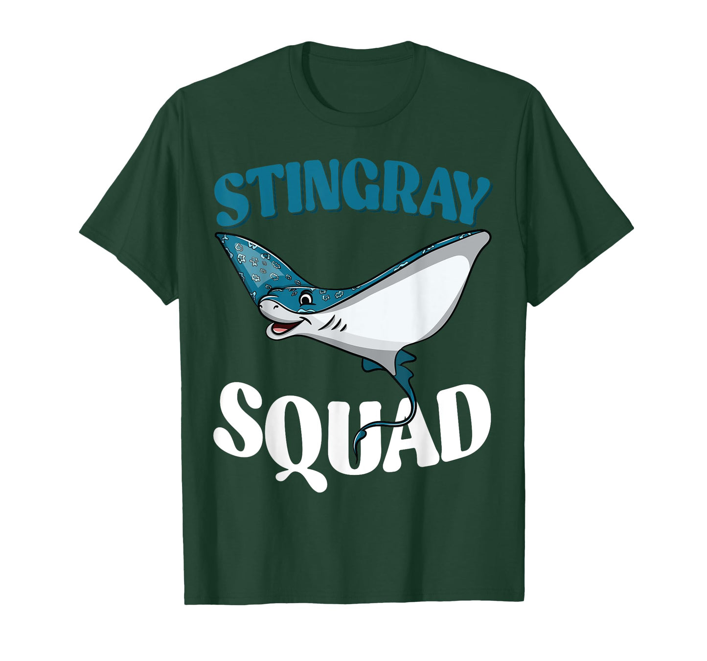Stingray Squad Sea Ocean Nature Funny Animal Underwater T-Shirt