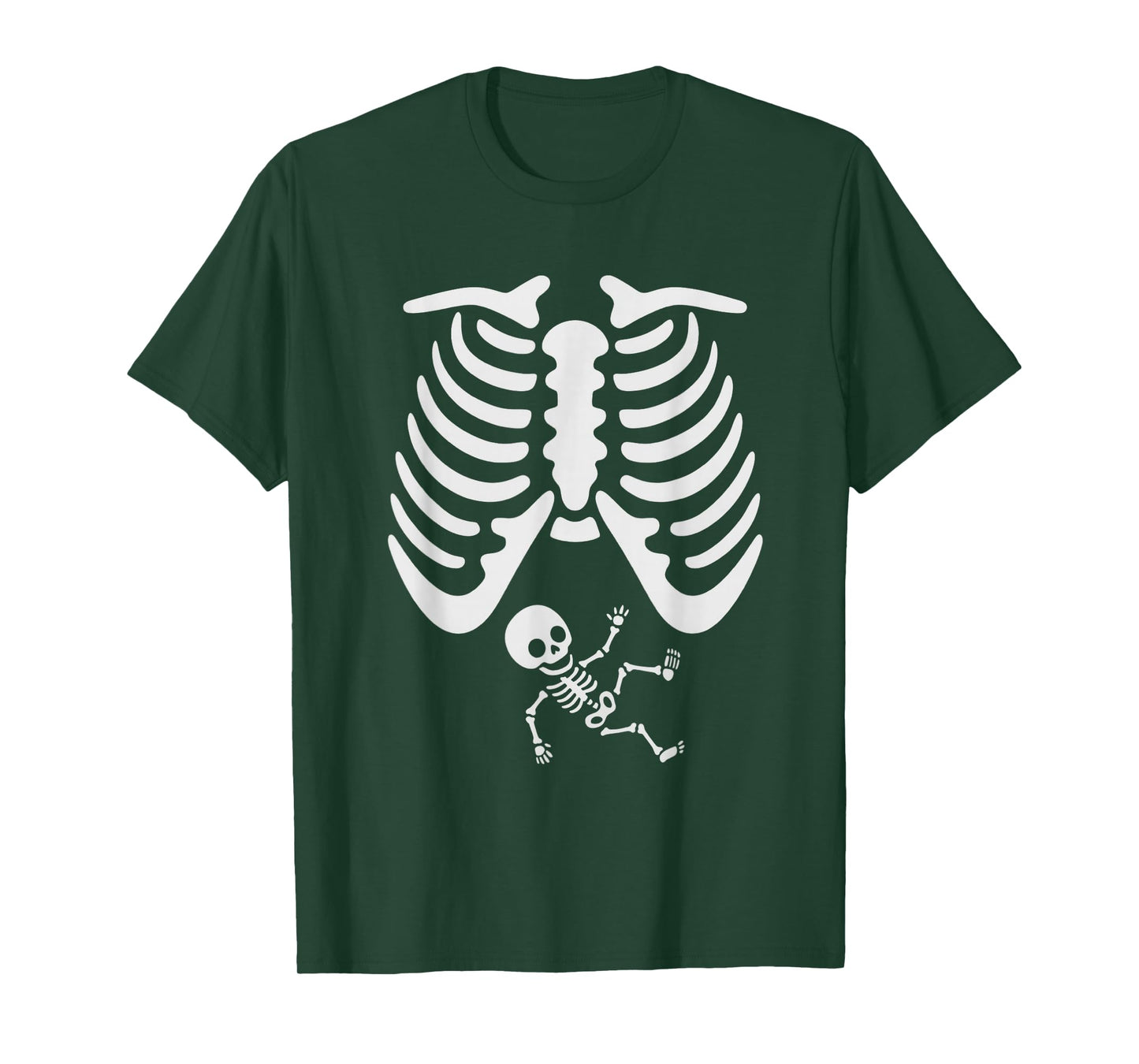 Funny Cute Skeleton Baby Pregnancy Halloween T-Shirt